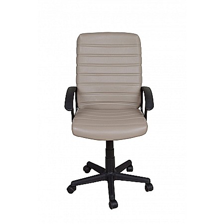 Scaun directorial GN72, piele ecologica, inaltime reglabila, 100 kg, bej [1]