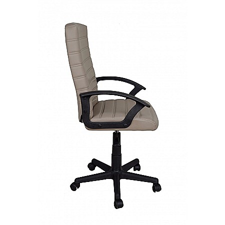 Scaun directorial GN72, piele ecologica, inaltime reglabila, 100 kg, bej [2]