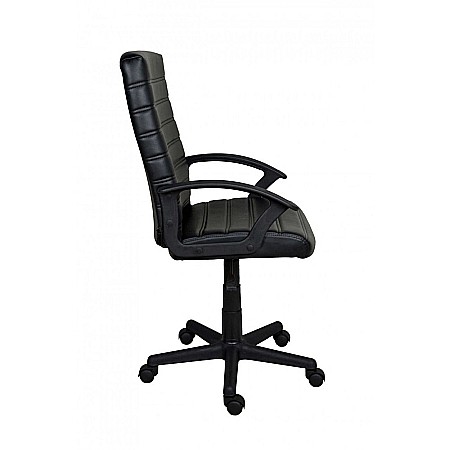 Scaun directorial GN72, piele ecologica, inaltime reglabila, 100 kg, negru [2]