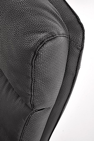 Scaun directorial HM Adriano 2, piele ecologica, inaltime reglabila, mecanism de balansare, 100 kg, negru [6]