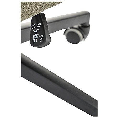 Scaun directorial HM Adriano, stofa, inaltime reglabila, mecanism de balansare, perne duble, 100 kg, olive [8]