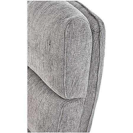 Scaun directorial HM Adriano, stofa, inaltime reglabila, mecanism de balansare, perne duble, 100 kg, gri [3]
