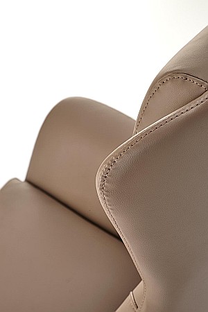 Scaun directorial HM Ederson, piele ecologica, fotoliu, elegant, mecanism multiblock, 100 kg, capuccino [9]