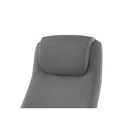 Scaun directorial HM Razor, piele ecologica, mecanism multiblock, tetiera integrata,120 kg, gri [2]