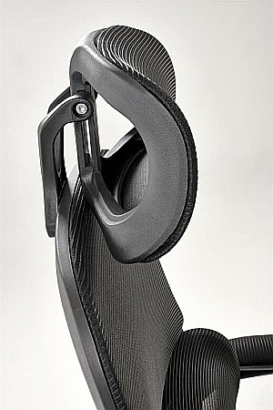 Scaun directorial HM Soren, mesh, mecanism balans, cotiere ajustabile, suport lombar, 100 kg, negru [9]