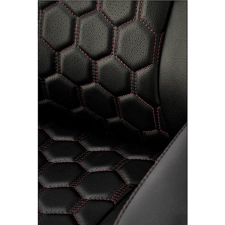 Scaun directorial HM Thomas, piele ecologica, mecanism de balansare, cadru polipropilena, 100 kg, negru [6]