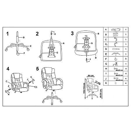 Scaun directorial MH Rudy, Ergonomic, Mecanism balans, Piele ecologica, Confort sporit, Inaltime reglabila, 110 Kg, Negru [8]