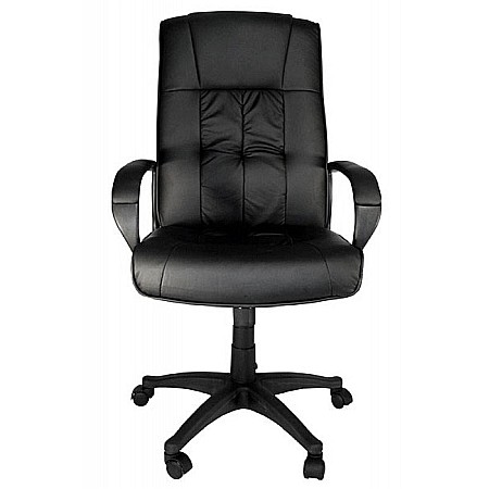 Scaun directorial OFF 023, mecanism multiblock, piele ecologica, baza polipropilena, 100 kg [2]