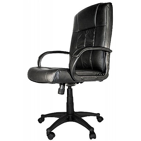Scaun directorial OFF 023, mecanism multiblock, piele ecologica, baza polipropilena, 100 kg [1]