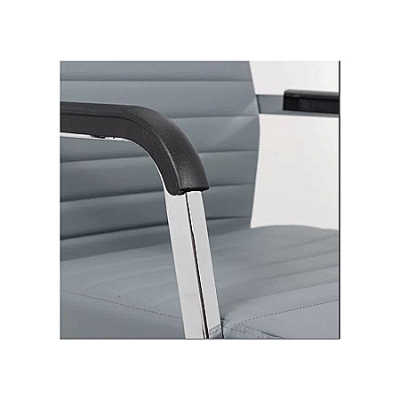 Scaun directorial OFF 319, ergonomic, piele ecologica, mecanism balans, baza cromata, 110 kg [2]