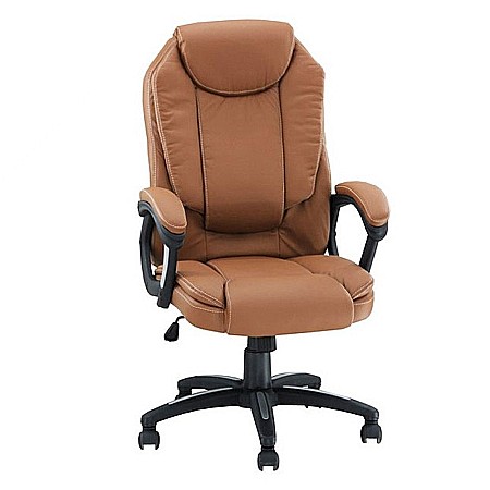 Scaun directorial OFF 356, piele ecologica perforata, inaltime ajustabila, mecanism de balans, robust, 110 kg [1]