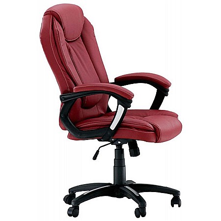 Scaun directorial OFF 356, piele ecologica perforata, inaltime ajustabila, mecanism de balans, robust, 110 kg [1]