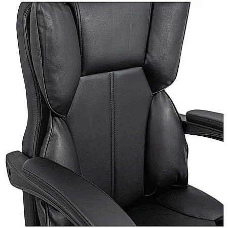 Scaun directorial OFF 4151, piele ecologica, mecanism de balansare, suport pentru picioare, 130 kg [3]