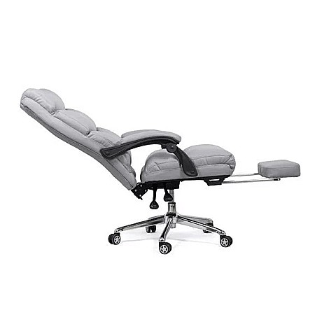 Scaun directorial OFF 422, perne duble, piele ecologica, suport picioare retractabil, mecanism a-sincron, 120 kg [3]