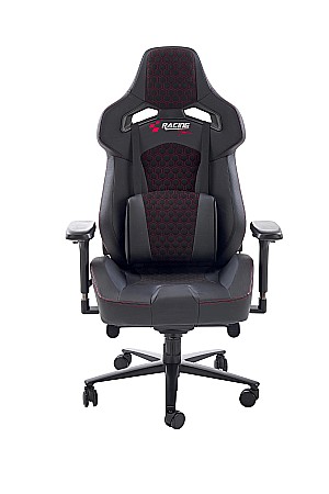 Scaun directorial pentru gaming HM Baldur, piele ecologica, cadru metalic, cotiere reglabile, multiblock,100 kg, negru [1]
