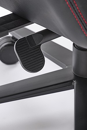 Scaun directorial pentru gaming HM Chavez, piele ecologica, cadru metalic, cotiere reglabile, multiblock, perne lombare,100 kg, negru [11]