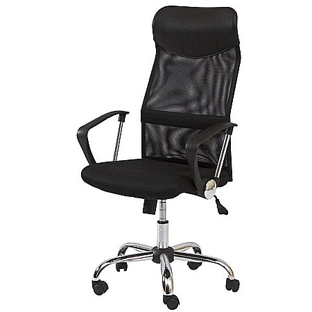 Scaun directorial SL Q025 negru [1]