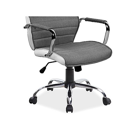 Scaun directorial SL Q035 gri - alb [3]