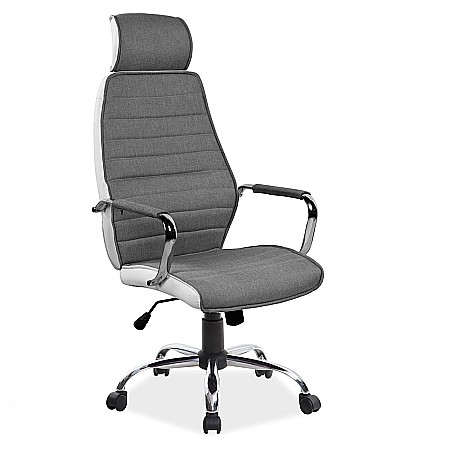 Scaune directoriale - Scaun directorial SL Q035 gri - alb