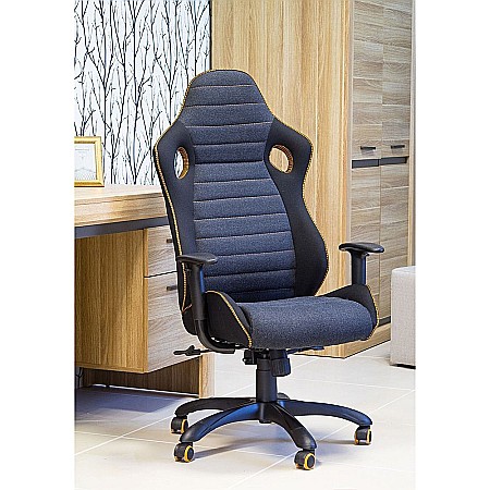 Scaun directorial SL Q229 negru - gri [4]