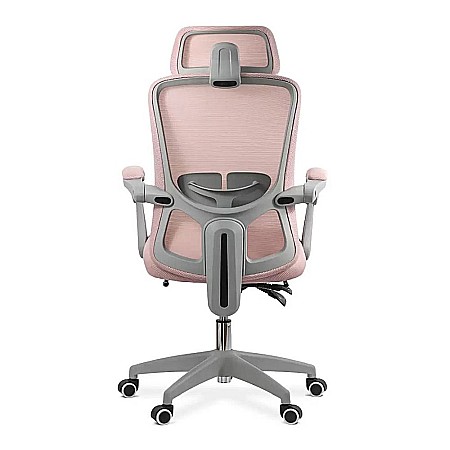 Scaun ergonomic cu tetiera OFF 430, mesh, suport picioare, polipropilena, 100 kg [3]
