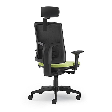 Scaun ergonomic cu tetiera Pure Negru Mesh PDH [2]