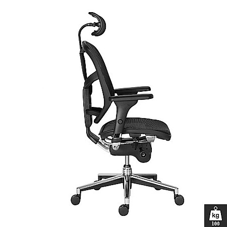 Scaun ergonomic mesh Enjoy negru [2]