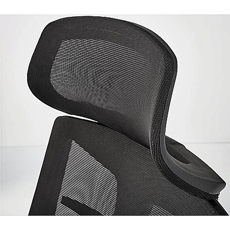 Scaun ergonomic mesh HM Fabio negru [3]