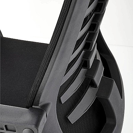 Scaun ergonomic mesh HM Fabio negru [6]