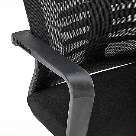 Scaun ergonomic mesh HM Fabio negru [4]