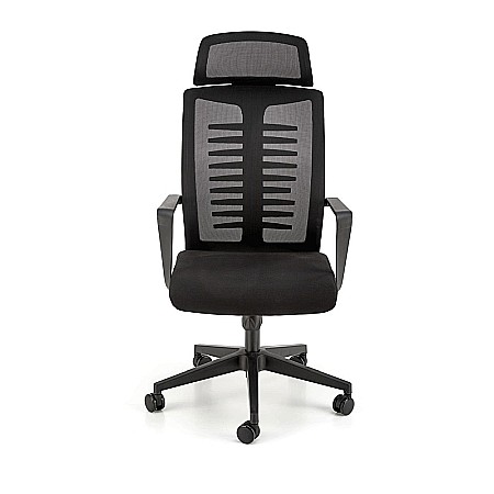 Scaun ergonomic mesh HM Fabio negru [10]