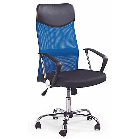Scaune cu mesh - Scaun ergonomic mesh HM Vire albastru