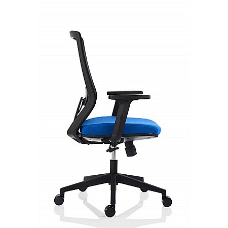 Scaun ergonomic mesh Zen albastru - negru [2]