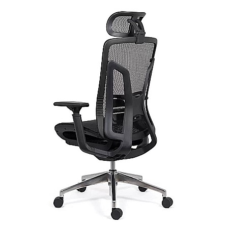 Scaun ergonomic multifunctional SYYT 9506, mesh, suport lombar reglabil, baza metalica, 120 kg [5]