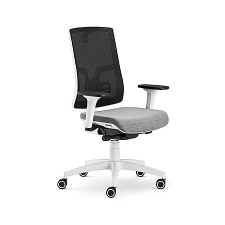 Scaune - Scaun ergonomic Pure Alb Mesh PDH