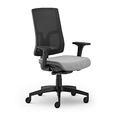 Scaune - Scaun ergonomic Pure Negru Mesh PDH