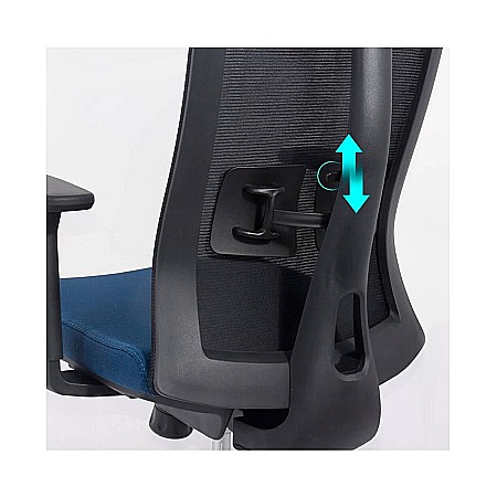 Scaun ergonomic SYYT 9501, mesh, suport lombar si tetiera reglabila, sistem inclinare, cotiere ajustabile, 120 kg [3]