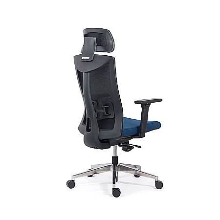 Scaun ergonomic SYYT 9501, mesh, suport lombar si tetiera reglabila, sistem inclinare, cotiere ajustabile, 120 kg [1]