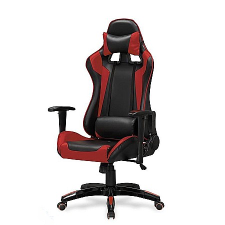 Scaun gaming HM Defender negru - rosu [1]