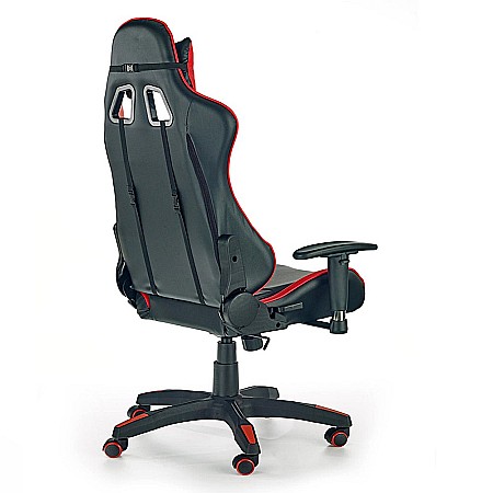 Scaun gaming HM Defender negru - rosu [4]