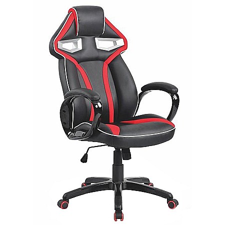 Produse - Scaun gaming HM Honor negru - rosu