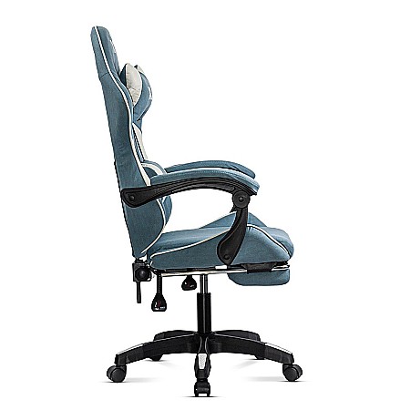 Scaun gaming OFF 295, spatar reglabil, suport picioare, stofa, robust, cadru polipropilena, rabatabil, 100 kg [2]