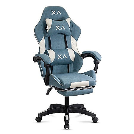 Scaune Gaming - Scaun gaming OFF 295, spatar reglabil, suport picioare, stofa, robust, cadru polipropilena, rabatabil, 100 kg