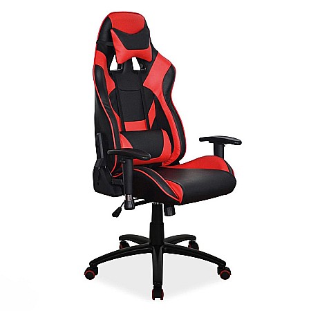 Produse - Scaun gaming SL Supra negru - rosu