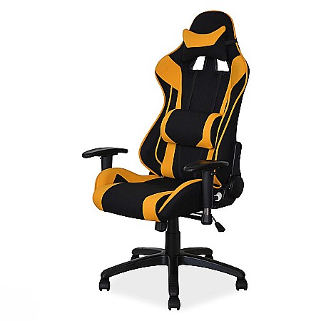 Scaun gaming SL Viper negru - galben [2]
