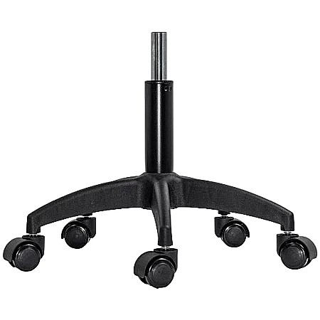 Scaun laborator OFF1020, rotativ, baza polipropilena, piele ecologica, inaltime ajustabila, 100 kg [3]