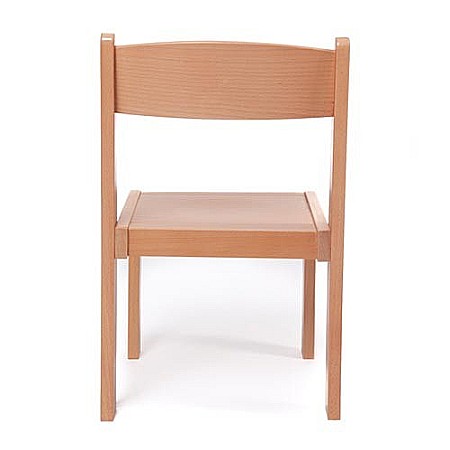 Scaun lemn gradinita Bambi, H35, natur [2]