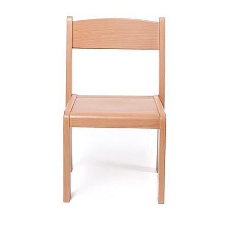 Scaun lemn gradinita Bambi, H35, natur [1]