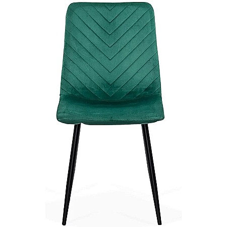 Scaun living BUC 208, catifea, baza metalica [3]