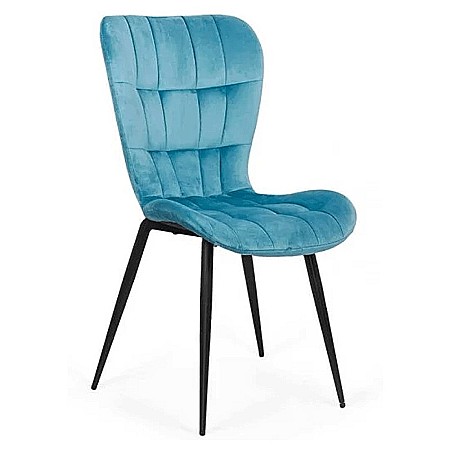 Scaune living - Scaun living BUC 247, catifea, ergonomic, picioare metalice, 110 kg